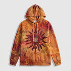 Damen Hoodie mit Sunburst-Print – Relaxed Fit