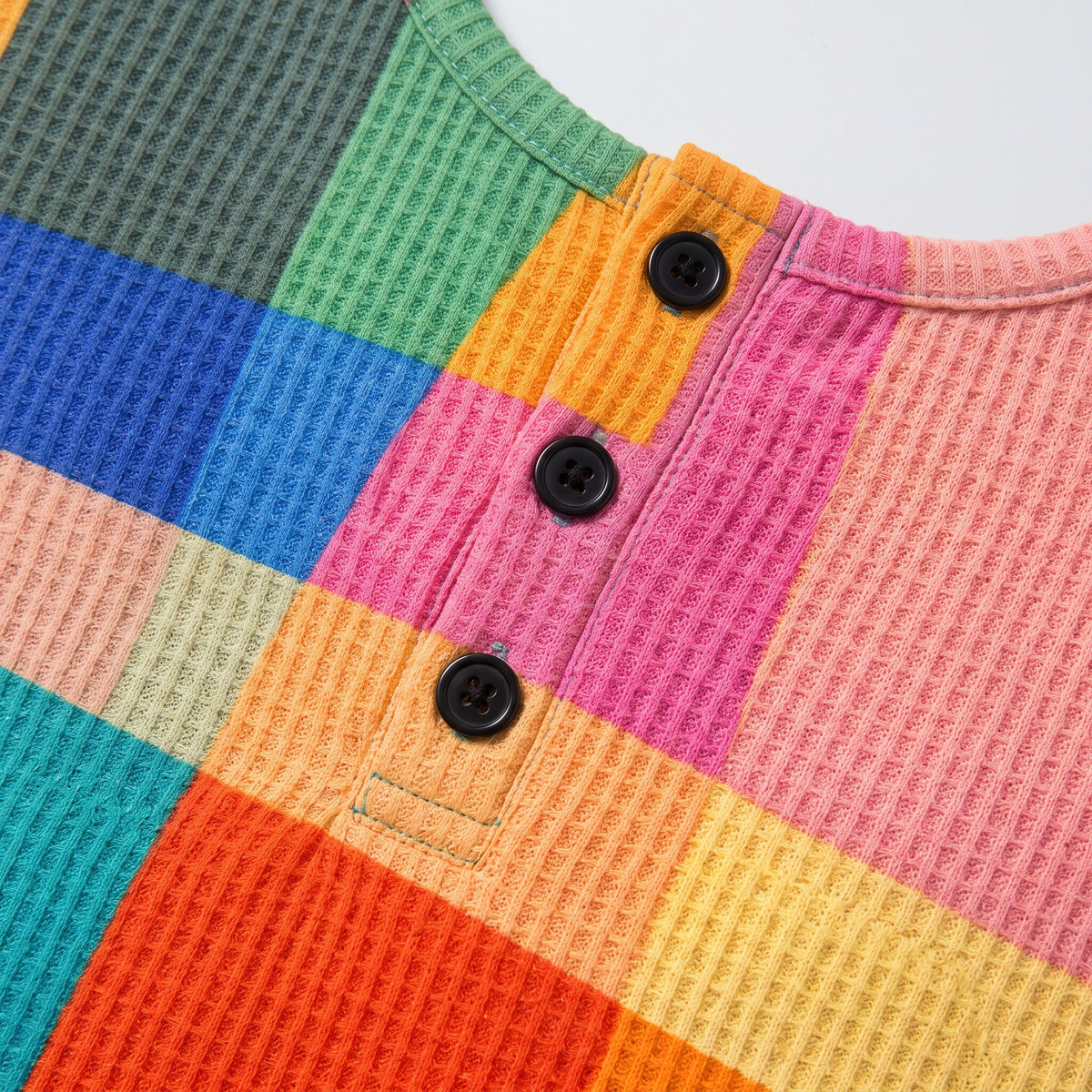Damen Strickpullover mit Colorblock-Muster – Relaxed Fit — Multicolor
