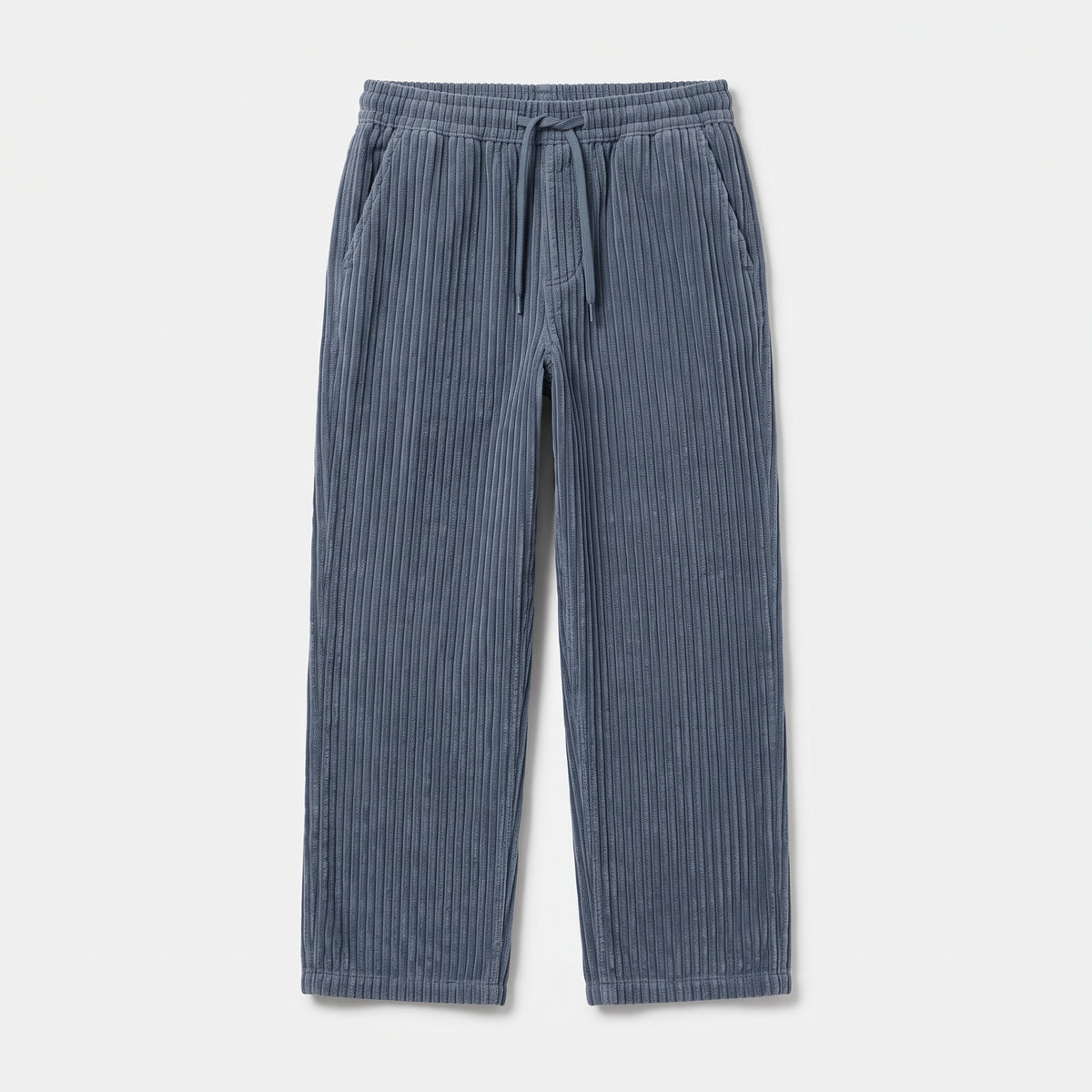 Herren Cordhose mit Kordelzug – Relaxed Fit — Blau
