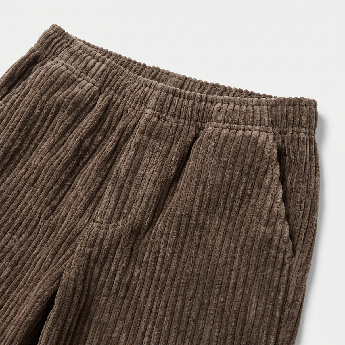 Herren Cordhose mit Kordelzug – Relaxed Fit — Brown