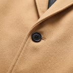 Herren Wintermantel mit Reverskragen – Regular Fit — Camel