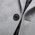 Herren Wintermantel mit Reverskragen – Regular Fit — Grau