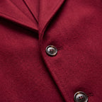 Herren Wintermantel mit Reverskragen – Regular Fit — Rot