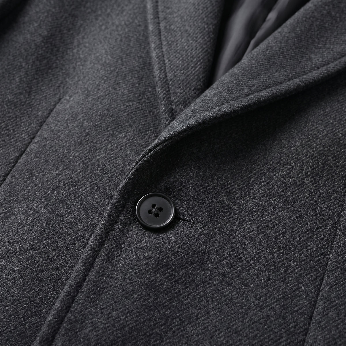 Herren Wintermantel mit Reverskragen – Regular Fit — Anthrazit