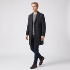 Herren Wintermantel mit Reverskragen – Regular Fit — Anthrazit