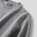 Damen Woll-Rollkragenpullover aus Feinstrick – Slim Fit — Grau