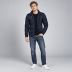 Herren Übergangsjacke mit Fleecefutter – Regular Fit — Marineblau