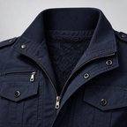 Herren Übergangsjacke mit Fleecefutter – Regular Fit — Marineblau