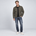 Herren Vintage-Fieldjacket mit Stehkragen – Regular Fit