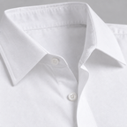 Herren Langarmhemd aus Stretch – Slim Fit — Weiß