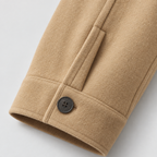 Damen Cropped Übergangsjacke mit Knopfleiste – Regular Fit