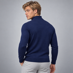 Herren Slim-Fit Troyer mit Quarter-Zip