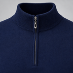 Herren Slim-Fit Troyer mit Quarter-Zip