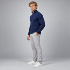 Herren Slim-Fit Troyer mit Quarter-Zip