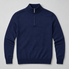Herren Slim-Fit Troyer mit Quarter-Zip