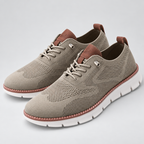 Herren Sneaker Mesh Leicht Flexsohle Casual — Beige