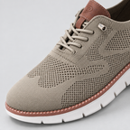 Herren Sneaker Mesh Leicht Flexsohle Casual — Beige