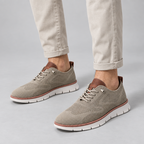 Herren Sneaker Mesh Leicht Flexsohle Casual — Beige