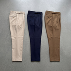 Herren Bundfaltenhose mit geradem Bein – Regular Fit