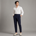 Herren Bundfaltenhose mit geradem Bein – Regular Fit