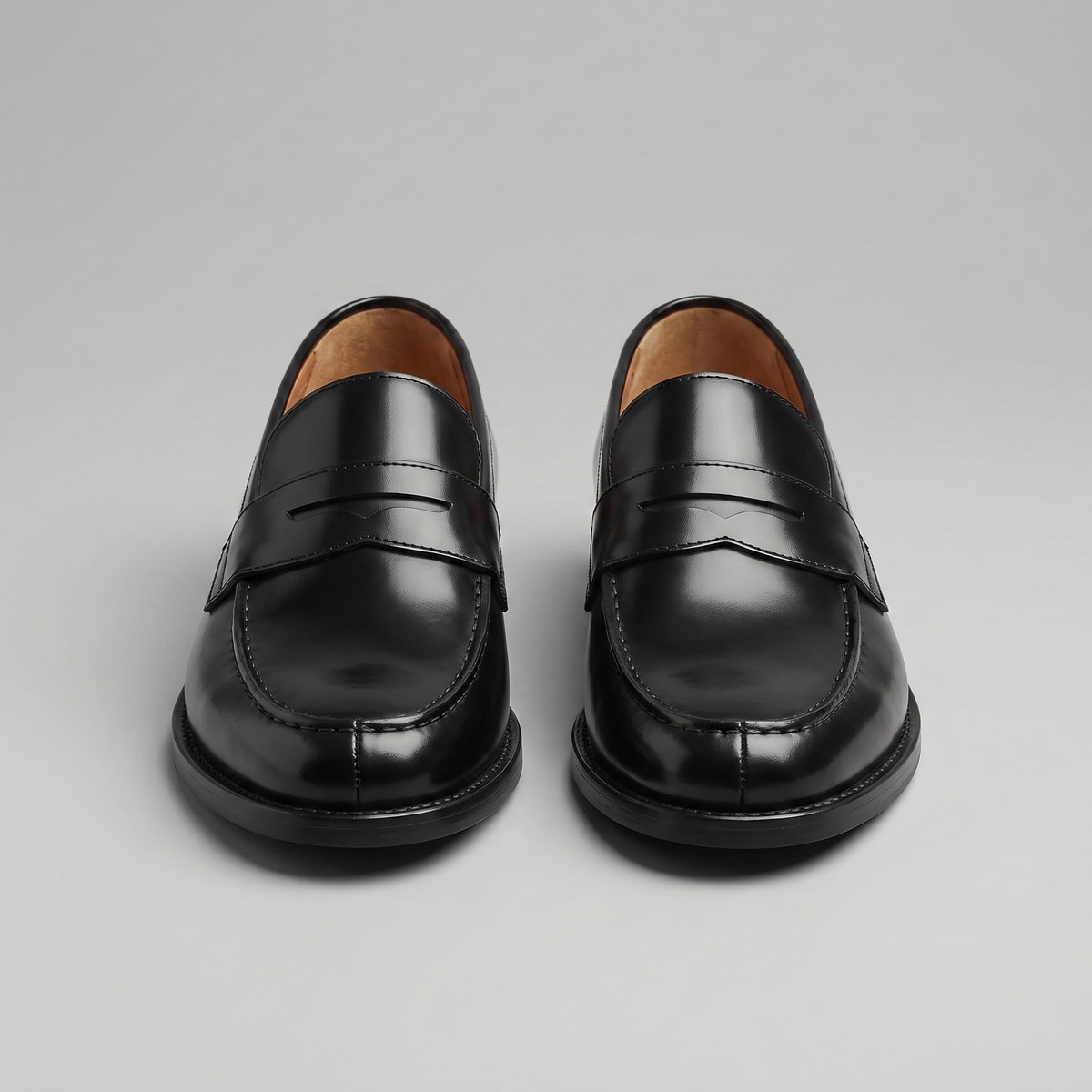 Herren Leder-Penny-Loafer – Klassischer Slip-on