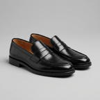 Herren Leder-Penny-Loafer – Klassischer Slip-on