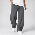Herren Baggy-Jogginghose mit elastischem Bund und Kordelzug
