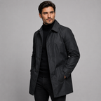 Herren Kurzmantel mit Knopfleiste – Regular Fit