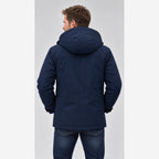 Herren Wasserdichte Winterjacke – Fleecegefüttert, Kapuze und Outdoor-Design