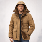 Herren Wasserdichte Winterjacke – Fleecegefüttert, Kapuze und Outdoor-Design
