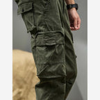 Herren Cargohose Straight Fit Baumwollstretch Cargotaschen