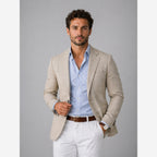 Herren Sakko Strickblazer Tailored Fit Casual