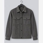 Herren Cord Overshirt Regular Fit Workwear Brusttaschen