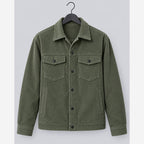 Herren Cord Overshirt Regular Fit Workwear Brusttaschen