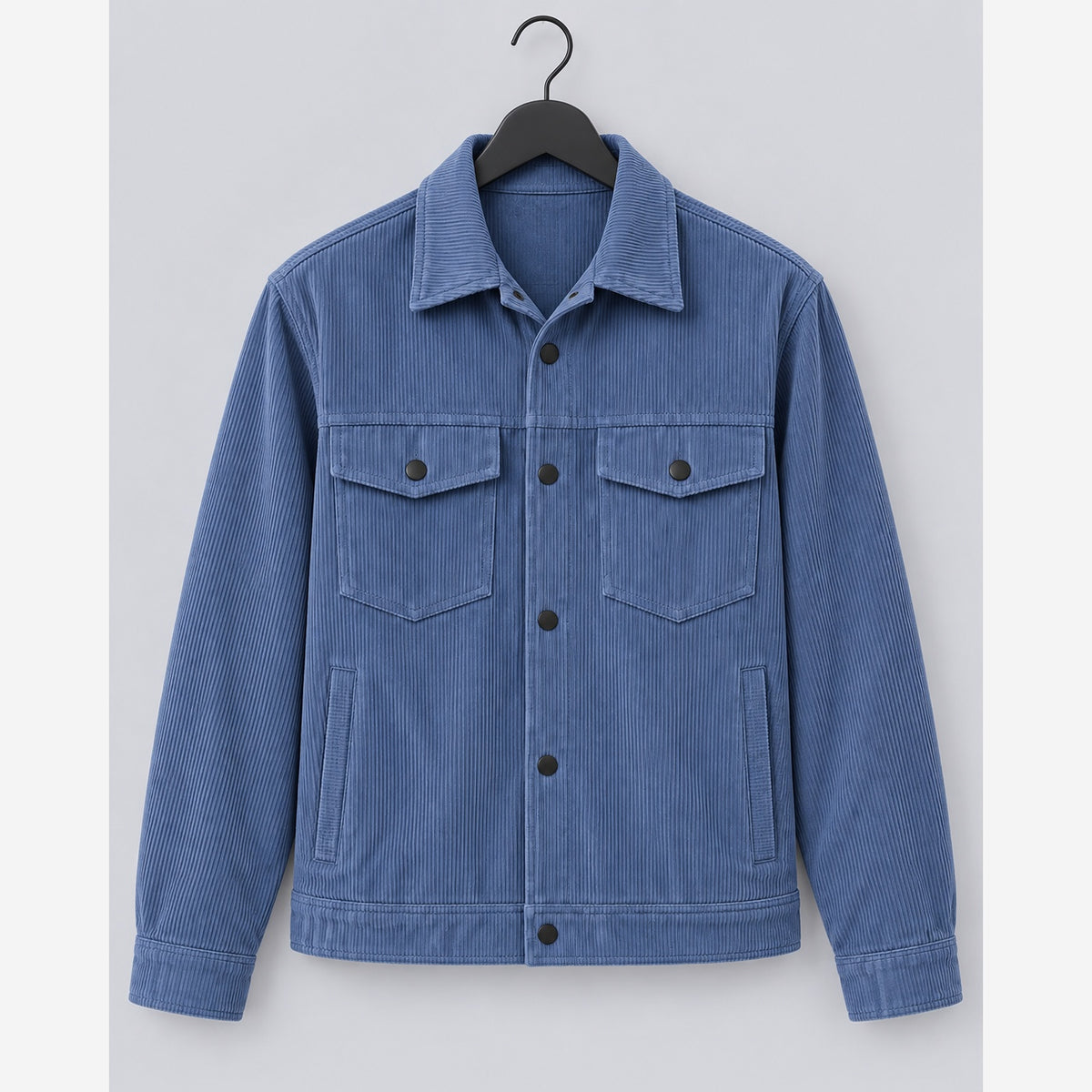 Herren Cord Overshirt Regular Fit Workwear Brusttaschen