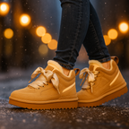 Damen Winterstiefel Wildleder Warm Gefüttert Rutschfeste Sohle