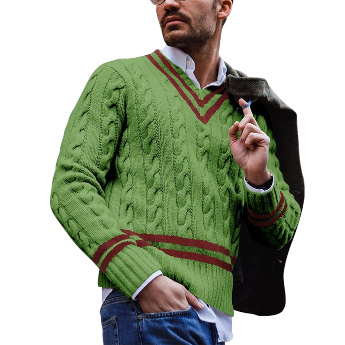 Herren Strickpullover - Regular Fit Herbststyle