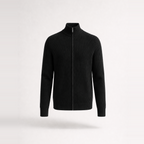 Herren Slim-Fit Cardigan Mit Reißverschluss
